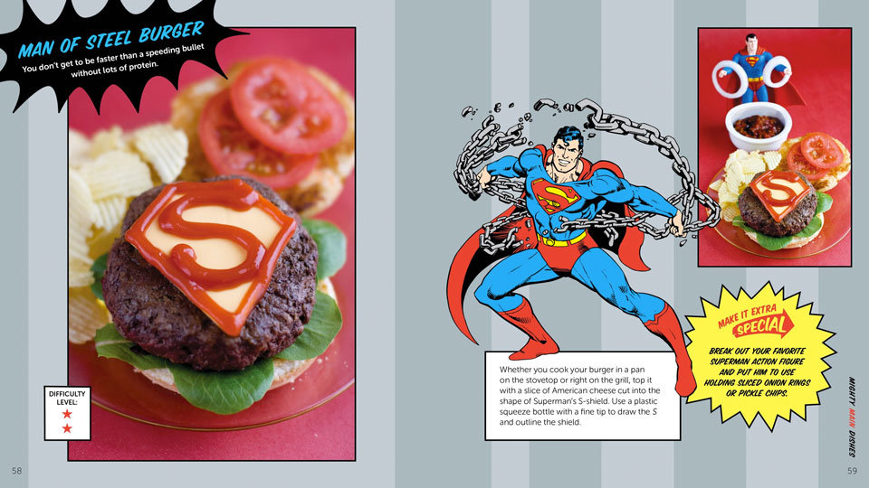 livro Official DC Comics Super Hero Cookbook pag 2