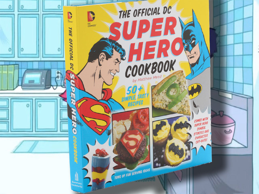 livro Official DC Comics Super Hero Cookbook