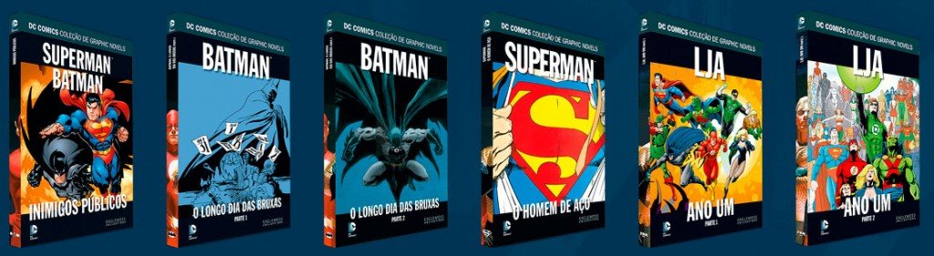 Volumes 5 a 10 da DC Comics Coleção de Graphic Novels