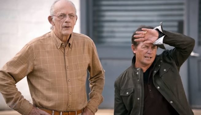 Christopher Lloyd e Michael J. Fox Christopher Lloyd e Michael J. Fox