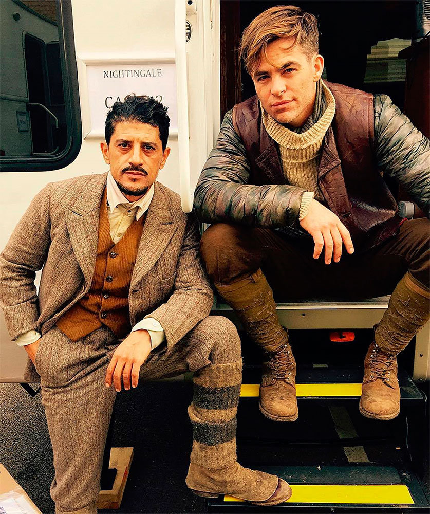 Chris Pine e Saïd Taghmaoui nas filmagens de Mulher-Maravilha Chris Pine e Saïd Taghmaoui nas filmagens de Mulher-Maravilha