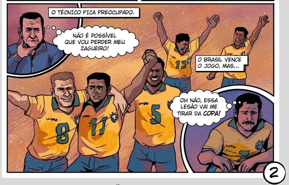História do Penta em quadrinhos História do Penta em quadrinhos