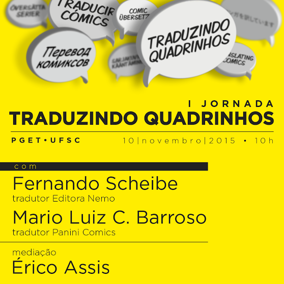 I Jornada Traduzindo Quadrinhos I Jornada Traduzindo Quadrinhos