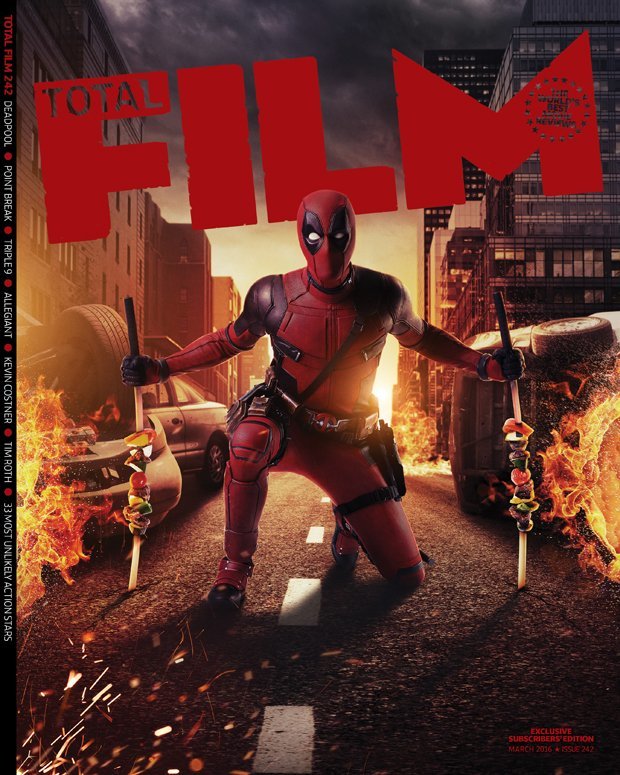 Deadpool é capa da revista Total Film