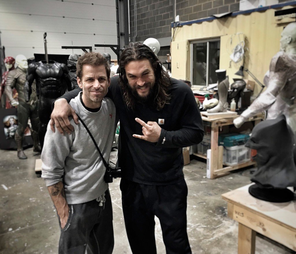 Zack Snyder e Jason Momoa