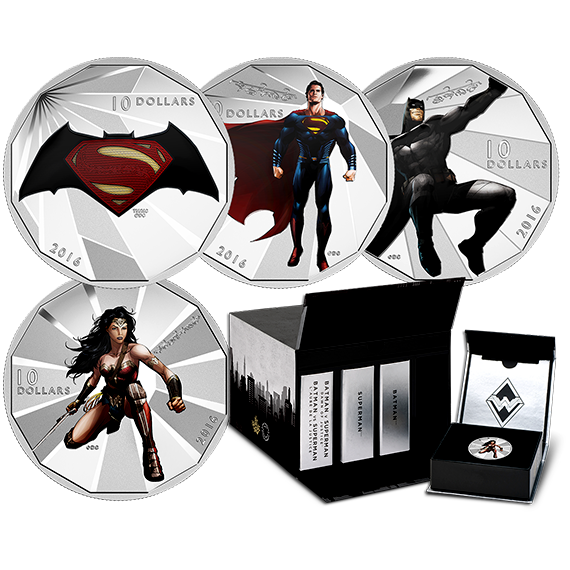 Moedas de Batman vs. Superman
