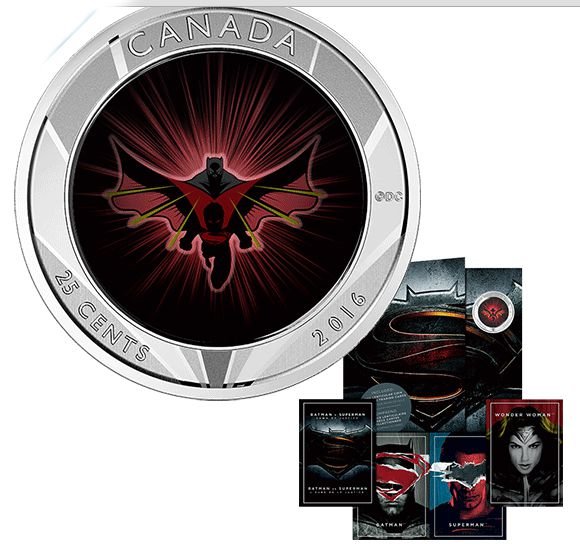 Moedas de Batman vs. Superman