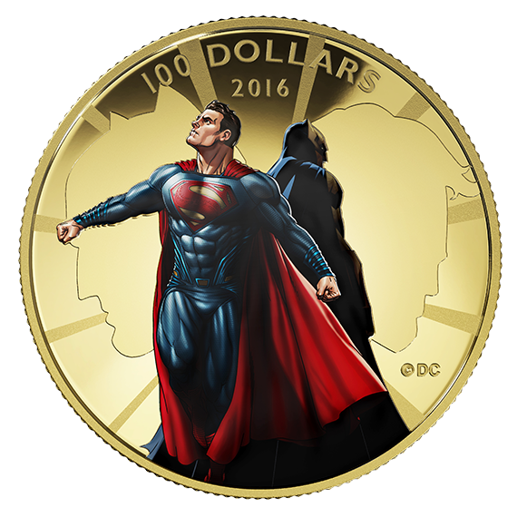 Moedas de Batman vs. Superman