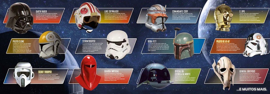 Star Wars Capacetes de Coleção