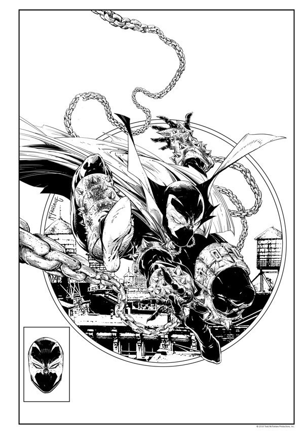Spawn - Adult Coloring Book
