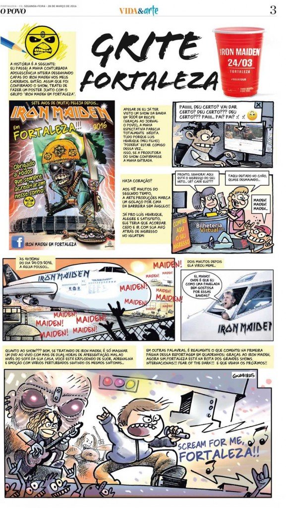 Iron Maiden em Fortaleza Iron Maiden em Fortaleza