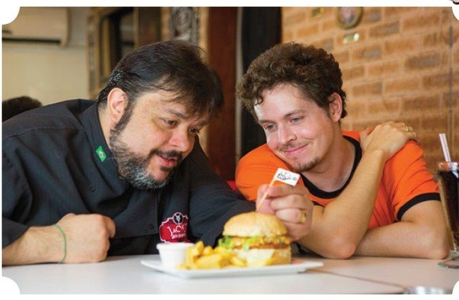 Tércio Maia e Vitor Cafaggi valente_hamburguer
