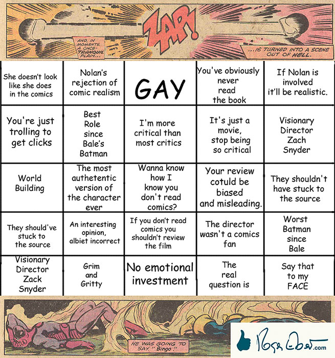 Comic Bingo Comic Bingo