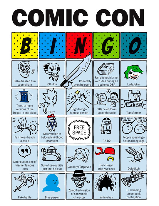Comic Bingo Comic Bingo